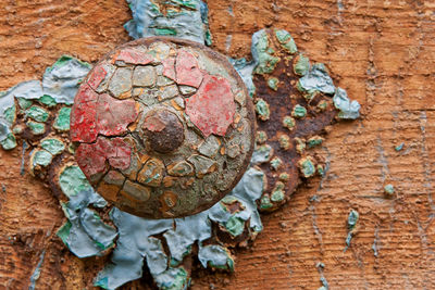 Close-up of weathered wall