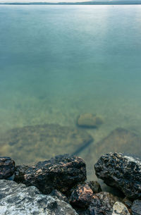 Rocks on sea shore