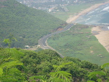 Aerial view of landscape