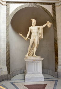 Reconstruction statues room in capitoline museums, rome, italy