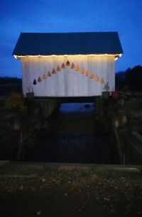 View of building at night