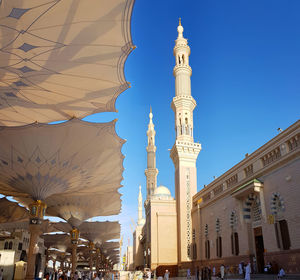 Low angle view of buildings against sky