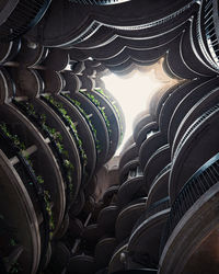 Low angle view of ceiling of building