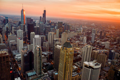 Aerial view of cityscape