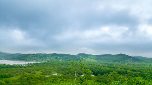 Scenic view of landscape against sky