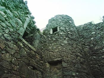 Low angle view of old ruin