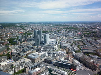 Aerial view of cityscape