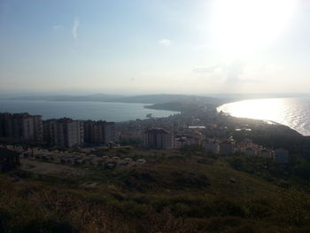 Aerial view of city