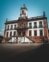 Low angle view of building against sky