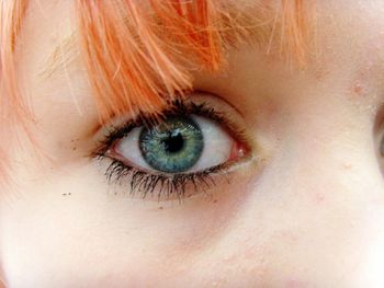 Extreme close up of human eye