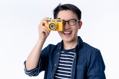 Portrait of a smiling young man