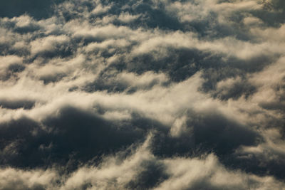 Low angle view of clouds in sky