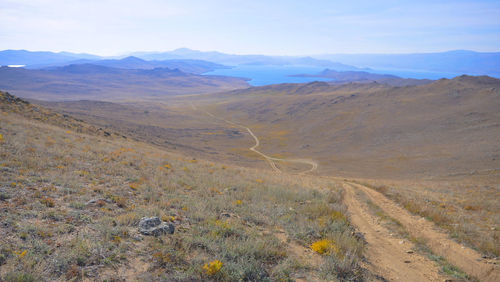 Scenic view of landscape against sky