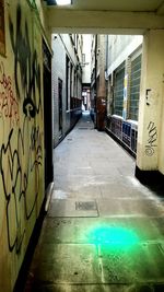 Graffiti on wall