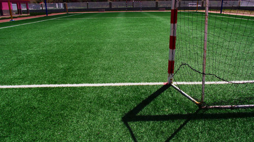 View of soccer field