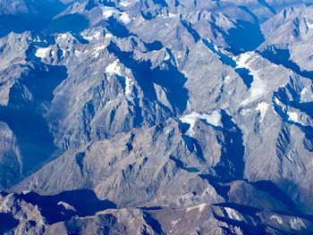 Scenic view of snowcapped mountains