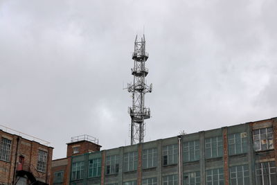 Low angle view of buildings against sky