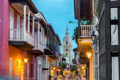 City street in city