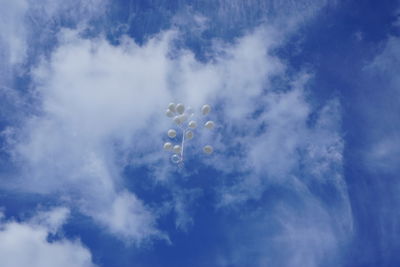 Low angle view of clouds in the sky