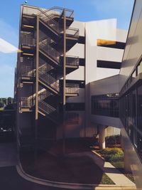 Low angle view of building against sky