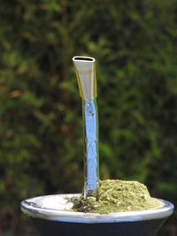 Close-up of metal equipment