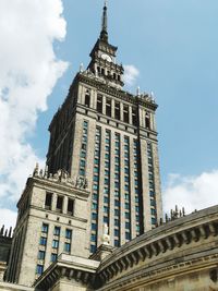 Palace of culture and science in warsaw