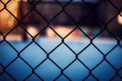 Close-up of chainlink fence