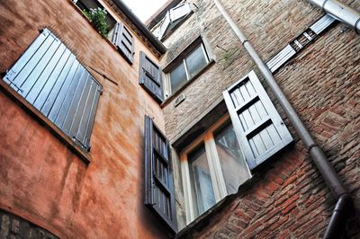 Facade of residential building