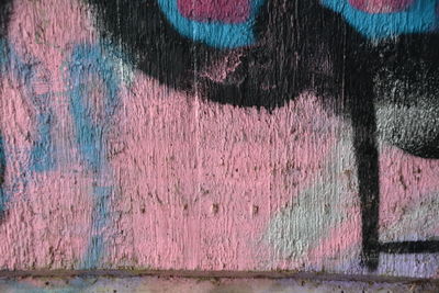 Full frame shot of graffiti wall