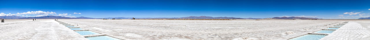 Panoramic view of road against sky