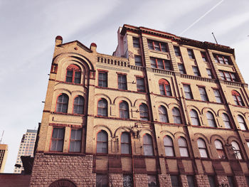 Low angle view of building against sky