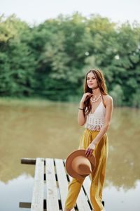 Young woman using mobile phone