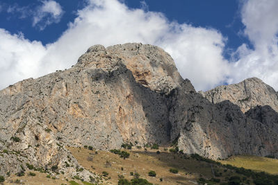 Scenic view of mountain against sky
