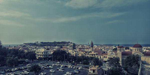 Cityscape against sky