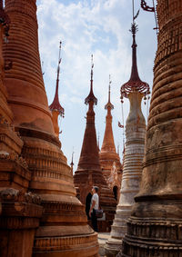 Low angle view of a temple