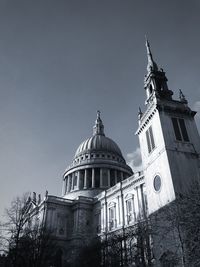 Low angle view of building against sky