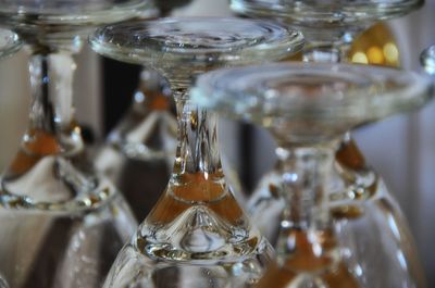 Close up of wine glass