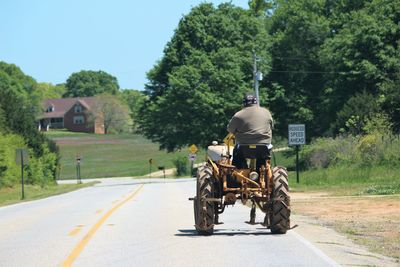Car on road