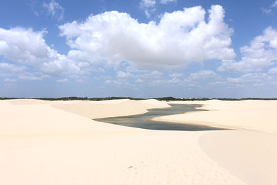 Beautiful view of lencois maranhenses national park, brazil