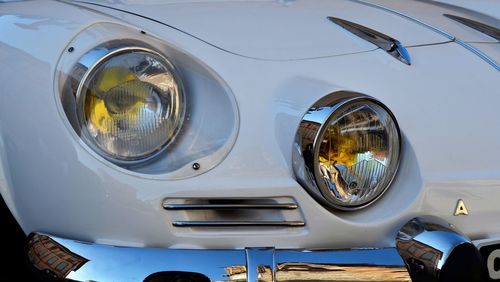 Close-up of vintage car