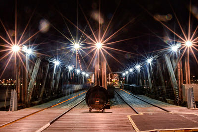 Surface level of illuminated street light