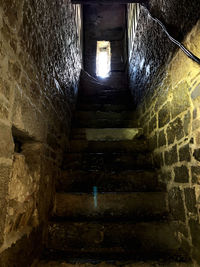 Staircase in old building