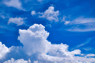 Low angle view of clouds in sky