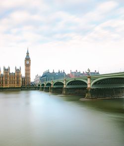 Westminster bridge and big ben - london