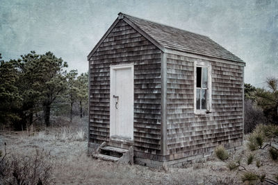 Low angle view of old building