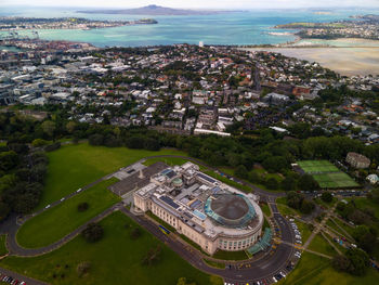High angle view of cityscape