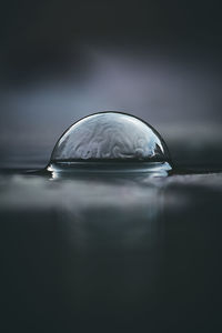 Surface level of water