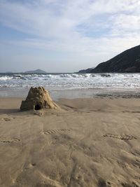 Melting sand castle