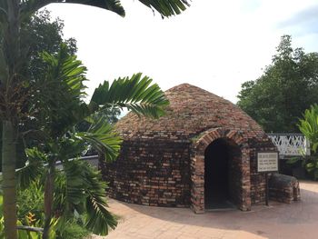 Low angle view of historical building