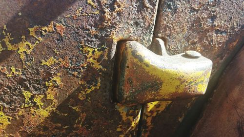 Close-up of rusty metal